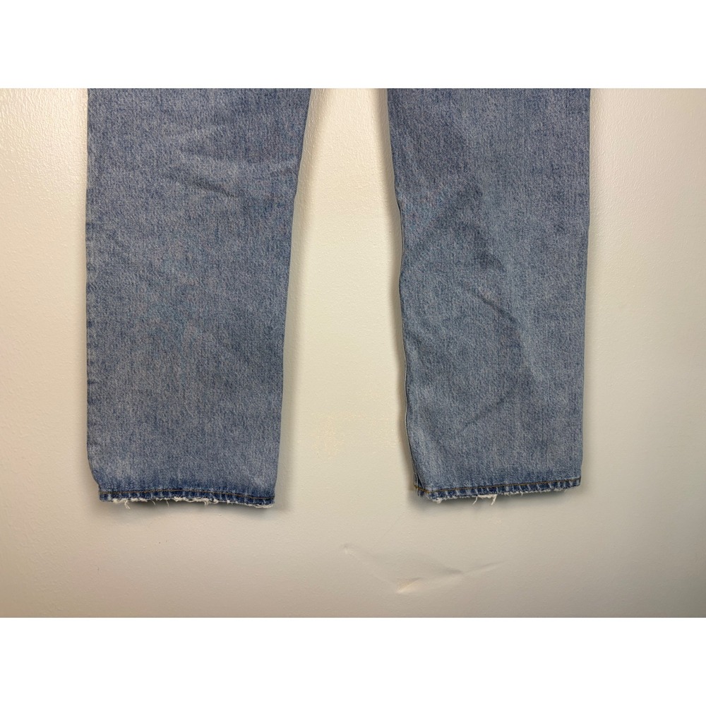 AGOLDE Lana High Rise Vintage Straight Leg Jeans 29 Light Blue Wash Denim Pants - Picture 7 of 7